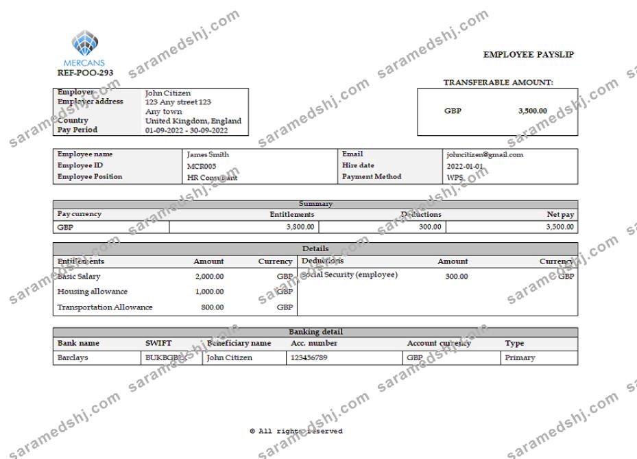 United Kingdom Mercans Global Payroll Solutions & Services payroll company